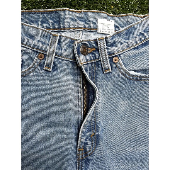 Vintage Levis 512 Red Tab Slim Fit Tapered Made in USA 24x28 - Picture 8 of 10